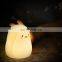 New Design Battery Powered Silicone Custom Night Table Lamp For Bedside Lighting