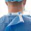EN 13795 Isolation Gowns Medical Disposable Hospital Patient Blouse Surgical Blue