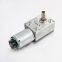 46mm micro worm gearbox 12v 24v right angle gear motor dc for coffee machine 3246F370 2kgcm on load 37 rpm gear motor with encoder 11ppr from kegumotor