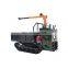 Competitive price garden mini dumper 4x4 rubber track crawler track dumper