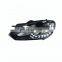 New product lanch of Car accessories  Modified headlights white light LED  angel eye tears headlamp assembly for VW Golf6 R20