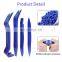5Pcs Auto Door Clip Panel Trim Removal Tool Kits for Car Dash Radio Audio Installer Pry Tool Set