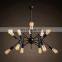 2021 Hot Sale Iron Long Arm Pendant Light Adjustable Spider Sputnik Chandelier