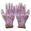 Transparent Nitrile Weeding Gloves For Gardening