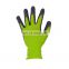 HDD In stock yellow custom pattern soft fitness polyester kids gardening gloves