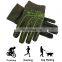 HDD adjustable elastic cuff screen touch gym warm gloves Anti-slip winter sport gloves grip outdoor cycling running gloves