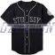 fashionable baseball jersey embroidered pattern and logo t-shirts for men/women training