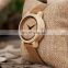 Custom Your Own Logo BOBO BIRD Bamboo Watch Special Design Women Quartz Wrist Watch Hand Bands Leather