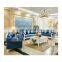 Flannel Fabric Leather Couch Living Room Sofa Set Furniture