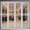 New designs exterior front aluminum alloy glass folding door for Veranda