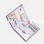 Custom false fingernail art rack book nail polish stand display sample brochure storage box for nail salon shop
