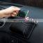 Autoaby Car Storage Box Car Pouch Bags Organizer Cards Mobile Phone Collecting Sticky Bag Interior Accessories PU Leather