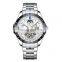 TEVISE t855 Men Business Automatic Mechanical Watches Sun Moon Phase Display Stainless Steel Cool Watch