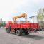 Truck Cranes Chinese 6.3 ton truck mounted crane with cargo bodyTop brand Truck Cranes