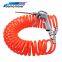 Pneumatic Spring PU Air Brake Hose High Pressure Spiral Trailer Air Brake Coil Hose With Blow Gun