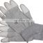 Safety Carbon Fiber Top Fit ESD Gloves PU Coated Antistatic Gloves guantes antiestaticos