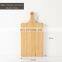 Natural Bamboo Pizza Cutting Board With Handle Bamboo Fruit Bread Pizza Steak Serving Platter Cheese Tray