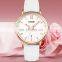 New Arrival Skmei 1724 Women Quartz Wristwatch for Girl Watch Fashion Leather Pink