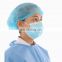 Disposable Non woven nurse medical hair cap with elastic