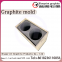 Medium coarse graphite crucible
