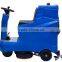 lower noise ride on scrubber dryer