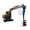 Hydraulic Excavator Attachments Post Hole Digging Tools Machine Earth Auger For Photovoltaic Pile Driving
