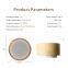Altavoz Bluetooth personalizado de alta calidad, portátil, mini, redondo, de bambú y madera
