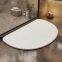 Semi Circle Bath Mat Manufacturer | Fast Drying & Water Absorbing Diatomite Bathroom Mat