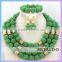 Mitaloo New Coming Green Coral Beads Design Jewelry Custom African Women's Jewelry Sets MT0001