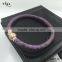 HOT Sale Charm Jewelry Luxury Genuine Stingray/Python Leather Bracelet Handmade Men Bracelet