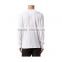 Wholesale Blank White Adverstising Campaign T-shirts Long Sleeves