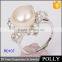 2015 Promotion latest fashion flower pearl ring designs for women