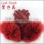 Fashion ladies leather gloves with real rabbit fur cuff,fox fur,milk fur leather gloves