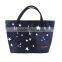 printed microfiber single compartment mummy bag