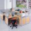 aluminum partition office cubicle workstations design for 4 people