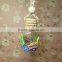10ml chinese style gourd shape hanging frosted glass bottle car perfume with tassel