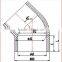 High Quanlity (ASTM) CPVC Elbow 45