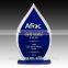 Manufacturer high quality cheap acrylic award trophies customized Text Printing Glass Trophies and Awards