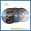 4" high quality abrasives cutting disc with double nets for metal and inox