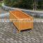outdoor wooden large plant pots