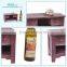 Shabby simple designs tv cabinet furniture with showcase