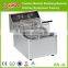 Counter Top Commercial Stainless Steel Electric Deep Fat Fryer For Fast Food Equipment