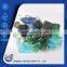 tumbled garden colored glass