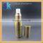 costom gold airless pump bottle 15ml airless bottle