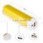 Promotional gift !!! factory lipstick power bank / external power bank usb universal charger
