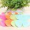 Cheap 3D Lucky Flower Petal Shape Cup Coaster Tea Coffee Cup Mat
