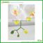 Artificial Butterfly Orchid Bush white Phalaenopsis With Leaves - Factory directly