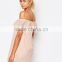 China Wholesale Clothing Woman Offer Shoulder Dresses With Union Crop Layer