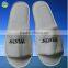 five star quality embroidery logo velour hotel slipper