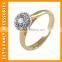 925 Sterling gold bezel setting Ring PGRG0065